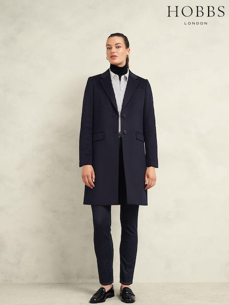 Hobbs Blue Cavendish Coat (AT2630) | €420