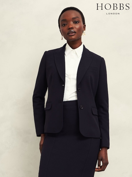 Hobbs Blue Petite Aly Jacket (AT2631) | €239