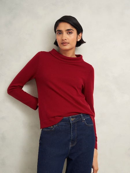 Hobbs Red Audrey Jumper (AT2635) | AED553