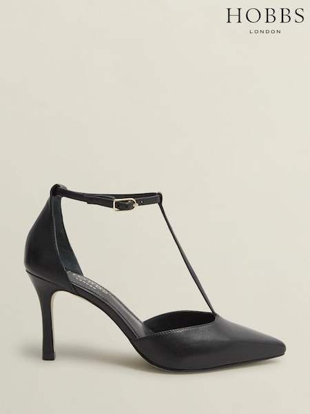 Hobbs Black Alice T-Bar Courts (AT2639) | 737 QAR
