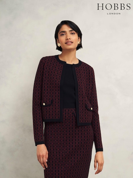 Hobbs Black Perrie Knitted Jacket (AT2640) | 272 QAR