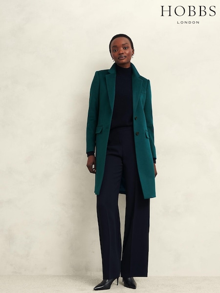 Hobbs Green Cavendish Coat (AT2658) | €420