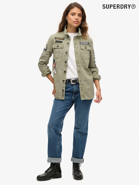 Superdry Green 100% Cotton Long Sleeve Scout Shirt (AT2761) | 5,107 UAH