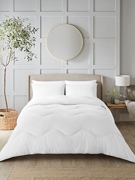 Night Lark Seersucker Coverless Duvet and Pillowcase 10.5 Tog Set (AT2855) | €68 - €108