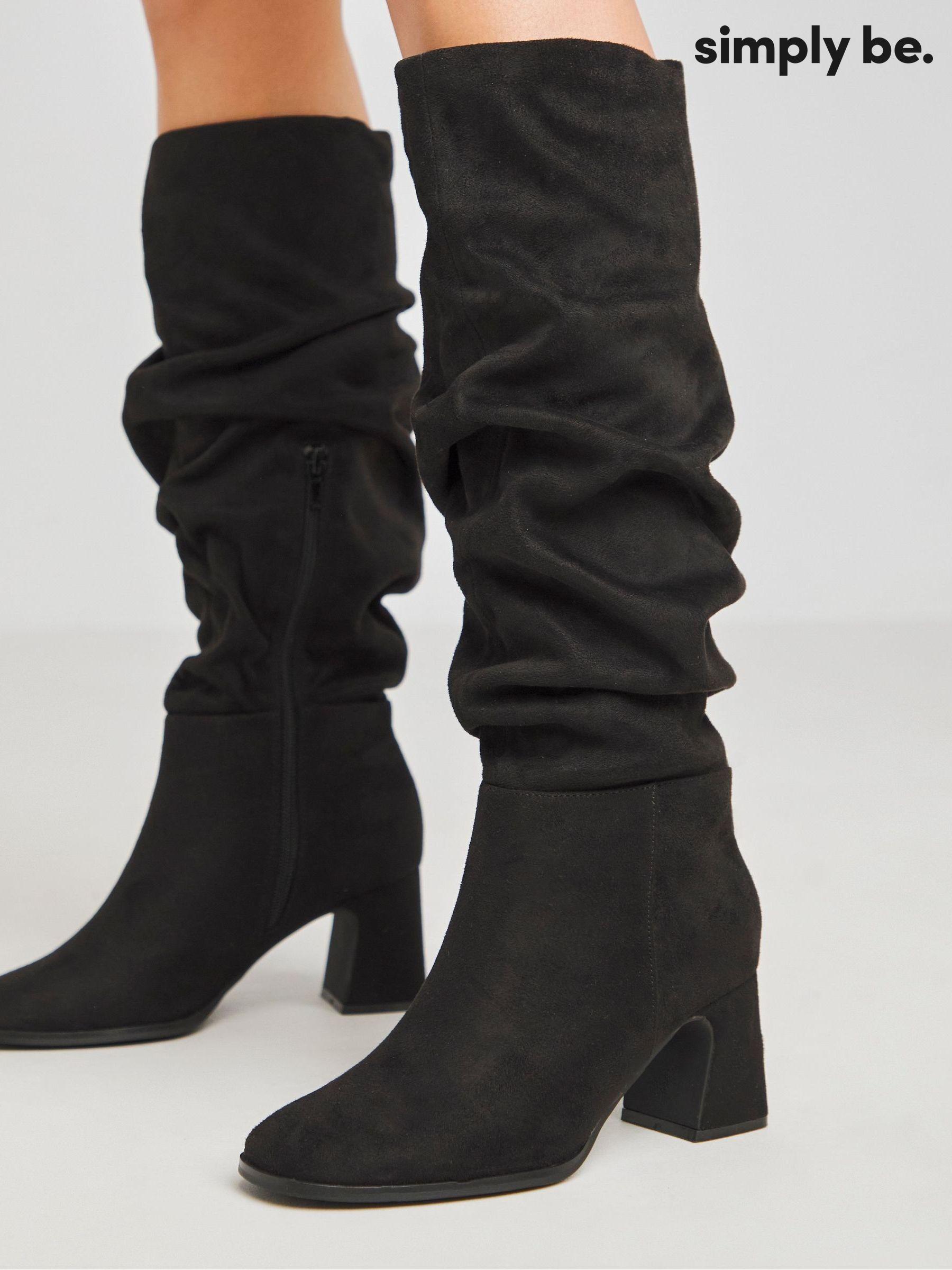 Simply be black boots online