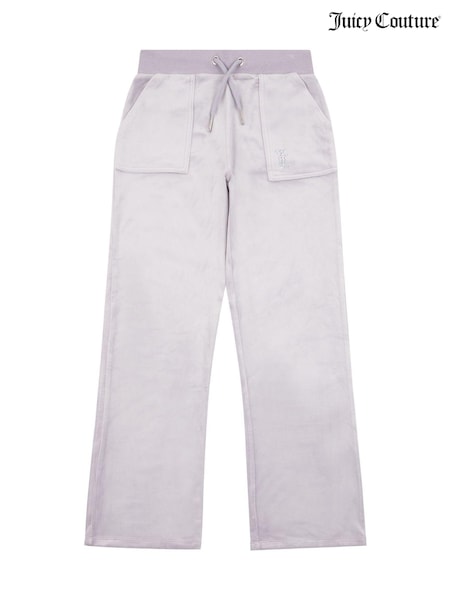Juicy Couture Grey Mini Girls Diamante Wide Leg Joggers (AT3009) | €100 - €120