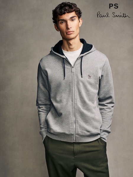 PS Paul Smith Logo Zip-Up Hoodie (AT3119) | €205