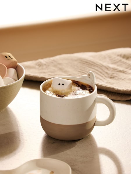 Natural Gus the Ghost Speckle Mug (AT3422) | R$ 80