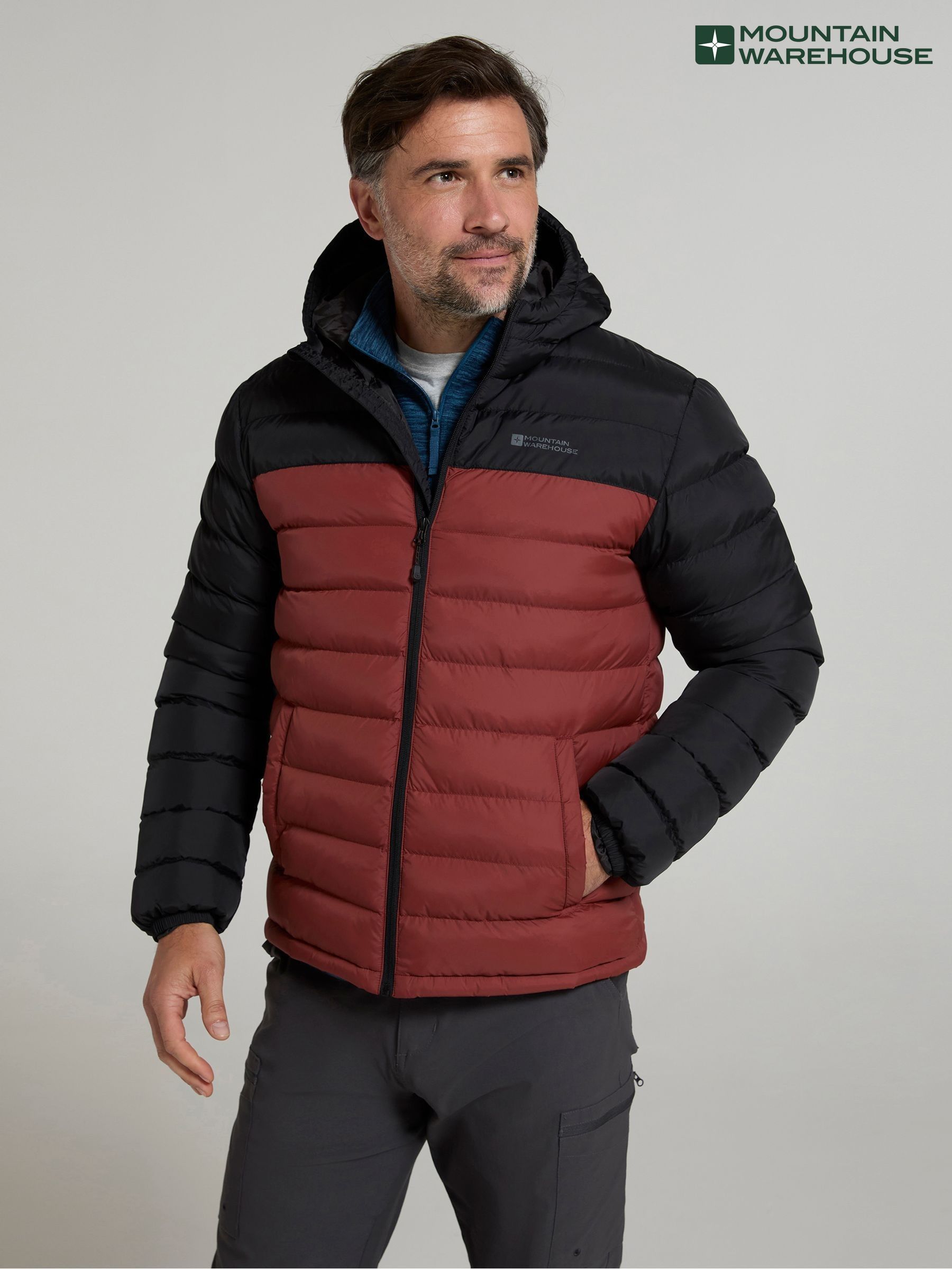 Lyle & Scott 撥水性レインジャケット ピンク Men's, Pink, Hooded