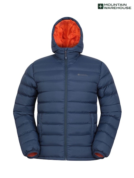 Mountain Warehouse Blue Seasons II Mens Water Resistant Padded Jacket (AT3495) | €92