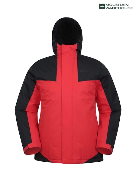 Mountain Warehouse Red Dusk III Mens Water Resistant Ski Jacket (AT3503) | €99