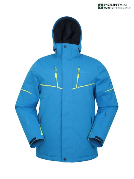 Mountain Warehouse Blue Mens Galactic III Extreme Waterproof Ski Jacket (AT3513) | €116