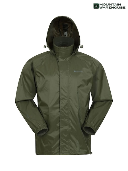 Verde închis - Mountain Warehouse Pakka Mens Waterproof Jacket (AT3531) | 238 LEI