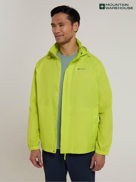 Mountain Warehouse Green Pakka Mens Waterproof Jacket (AT3538) | €46