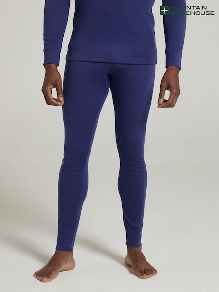 Blau - Mountain Warehouse Talus Herren Thermo-Leggings (AT3548) | 21 €