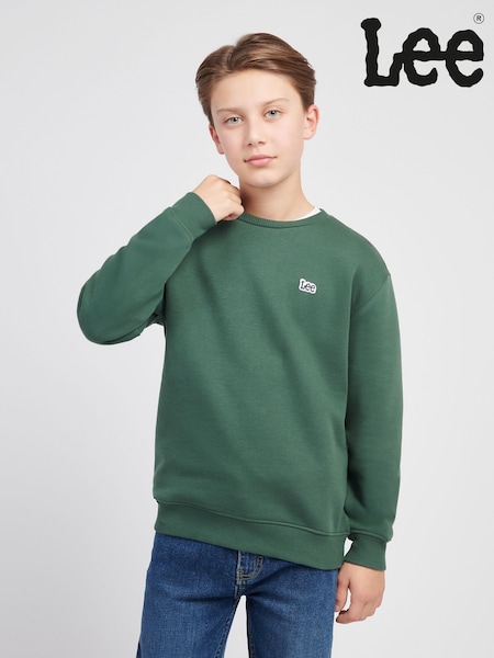 Lee Green Boys Badge Sweatshirt (AT3567) | AED204 - AED245