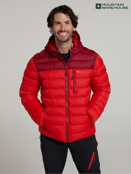 Mountain Warehouse Red Link Mens Water Resistant Padded Jacket (AT3569) | €52