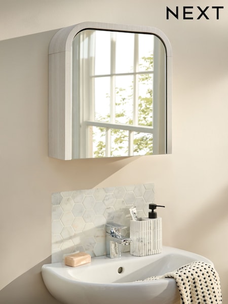 Light Natural Mia Mirrored Wall Cabinet (AT3625) | R$ 1,080