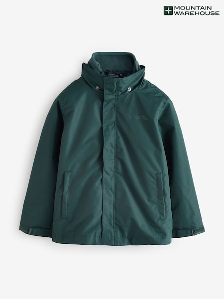 Mountain Warehouse Green Kids Fell 3-In-1 Water Resistant Jacket (AT3634) | AED233