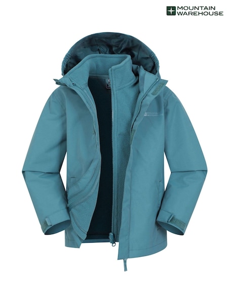 Mountain Warehouse Blue Kids Fell 3-In-1 Water Resistant Jacket (AT3642) | R$ 395