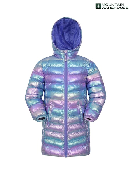 Mountain Warehouse Pink Kids Florence Longline Padded Jacket (AT3643) | AED280