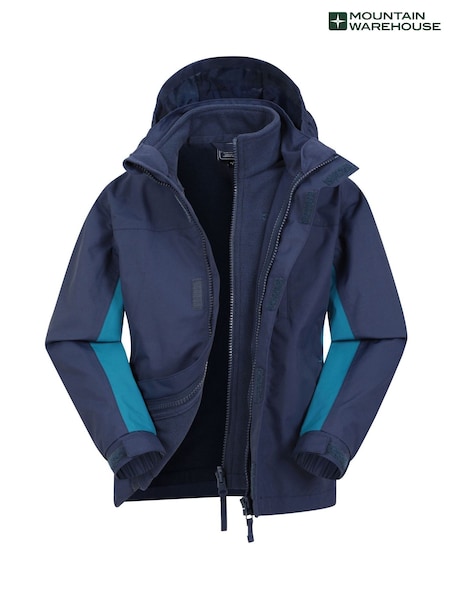 Mountain Warehouse Cannonball 3-in-1 Kids Waterproof Jacket (AT3675) | €76