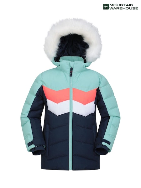 Mountain Warehouse Blue Kids Arctic Water Resistant Snow Ski Jacket (AT3677) | kr1 142