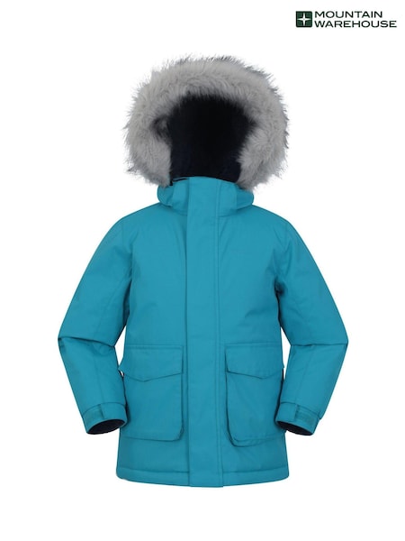 Mountain Warehouse Green Ground Kids Ranger Plain Water Resistant Jacket (AT3690) | R$ 475