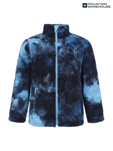 Mountain Warehouse Blue Kids Rainbow Cosy Full Zip Fleece (AT3692) | AED58