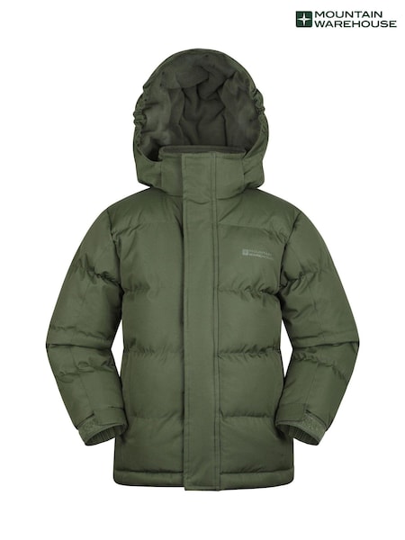 Mountain Warehouse Green Kids Snow II Water Resistant Padded Jacket (AT3710) | R$ 475