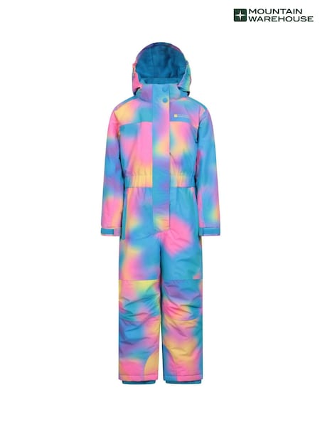 Mountain Warehouse Cloud Printed Kids Waterproof Fleece Lined Snowsuit (AT3715) | ‏297‏₪