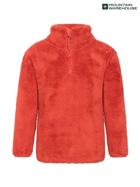 Mountain Warehouse Orange Teddy Kids Half-Zip Fleece (AT3744) | €13