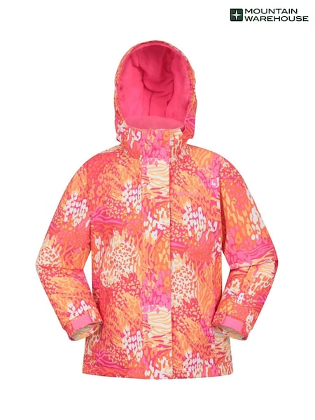 Mountain Warehouse Orange Kids Snowdrop Printed Ski Jacket (AT3746) | AED280