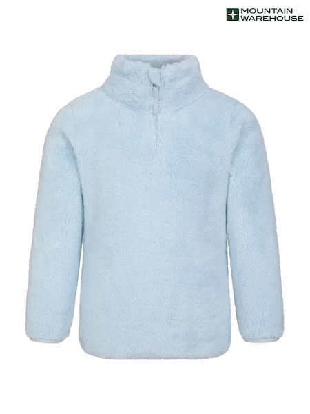 Mountain Warehouse Blue Teddy Kids Half-Zip Fleece (AT3775) | €13