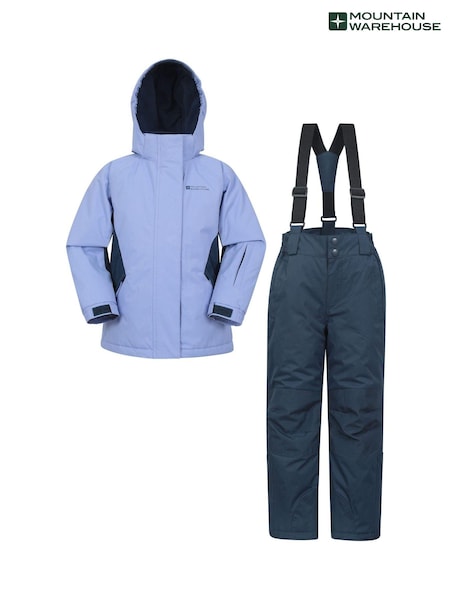 Violetti - Mountain Warehouse Kids Fleecevuorattu Snow Ski Takki- ja Housut-setti (AT3778) | €124
