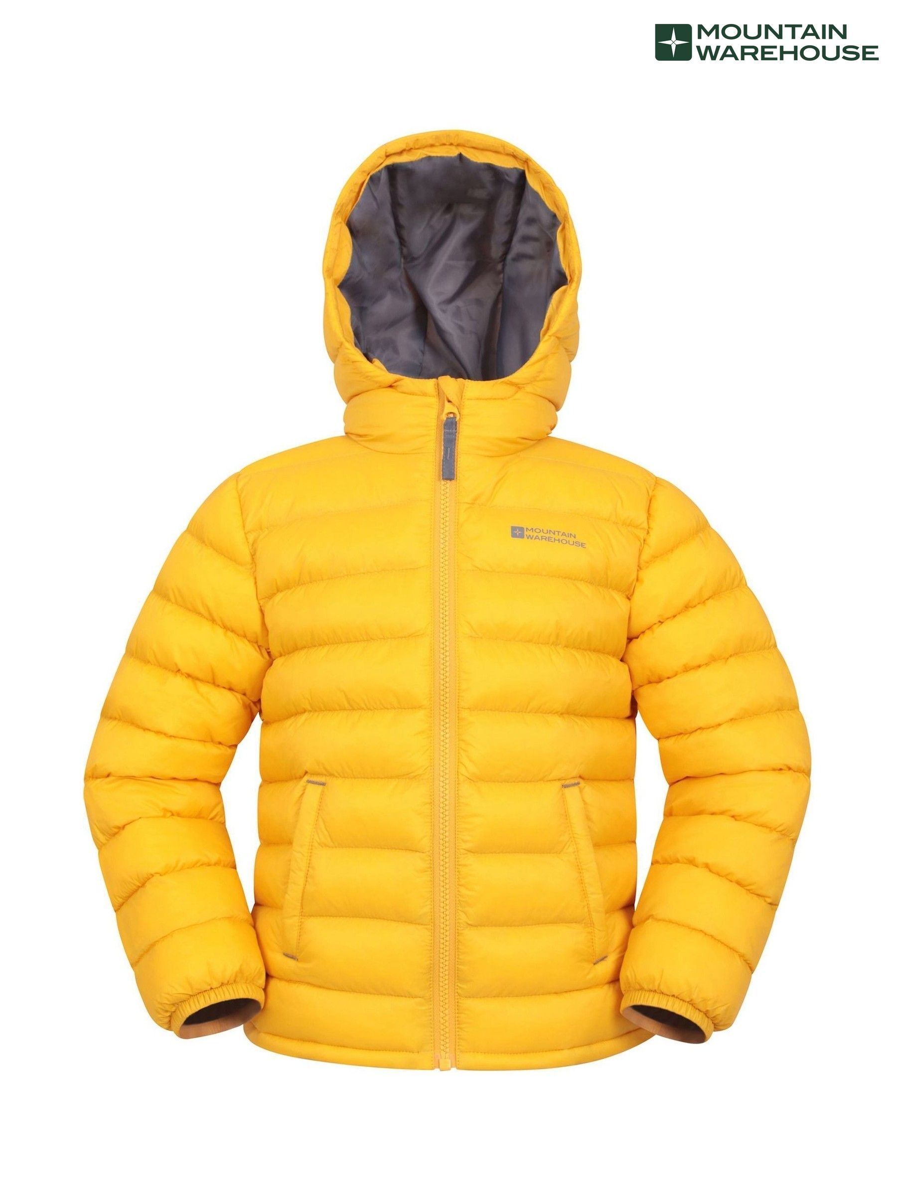 Yellow padded jacket top