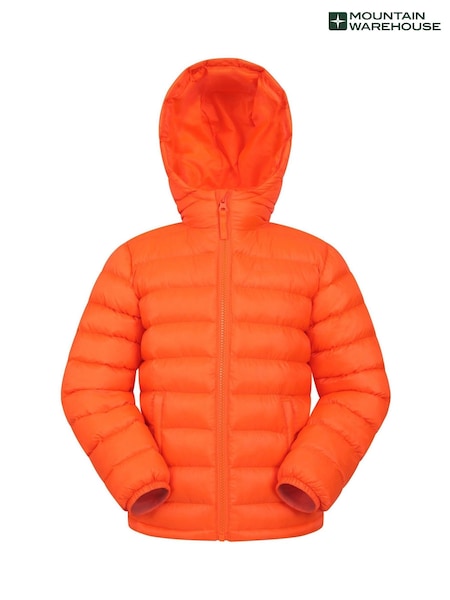 Mountain Warehouse Dark Orange Seasons II Kids Water-Resistant Padded Jacket (AT3780) | AED186
