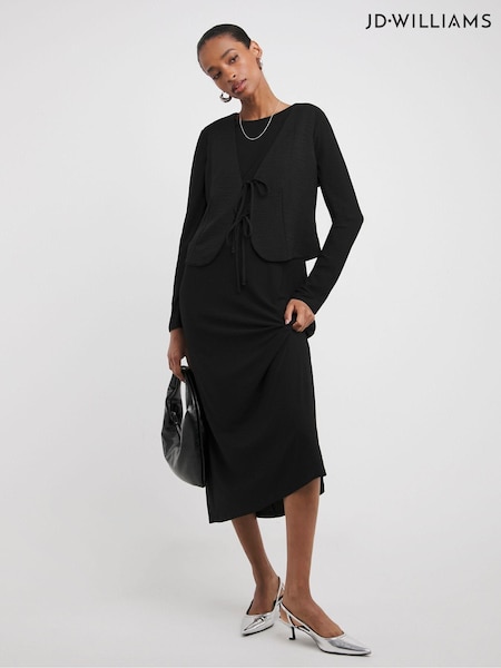 JD Williams Black 2 In 1 Waistcoat Dress (AT3802) | €43