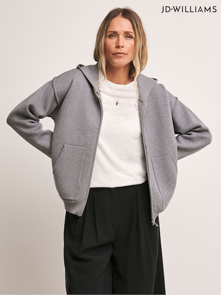 Anthology By JD Williams Williams Grey Bomber Jacket (AT3834) | 260 LEI