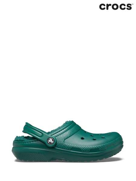 Crocs Green Classic Lined Clogs (AT3956) | €73