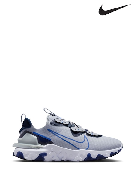 Nike Grey/White React Vision Trainers (AT4017) | €172