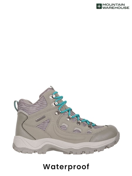 Mountain Warehouse Brown Adventurer Womens Printed Waterproof Boots (AT4032) | ₪322