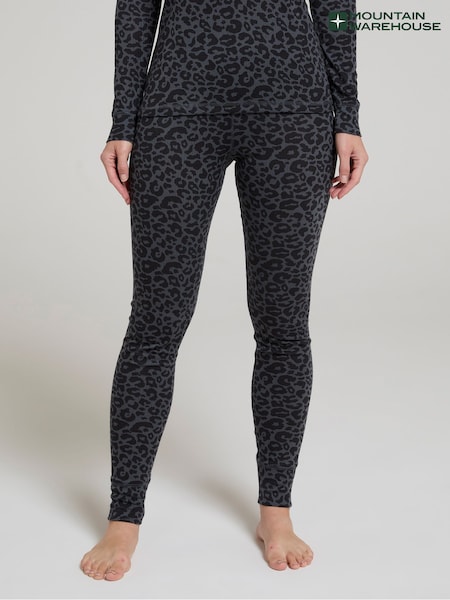 Mountain Warehouse Grey Womens Talus Printed Thermal Joggers (AT4040) | $32