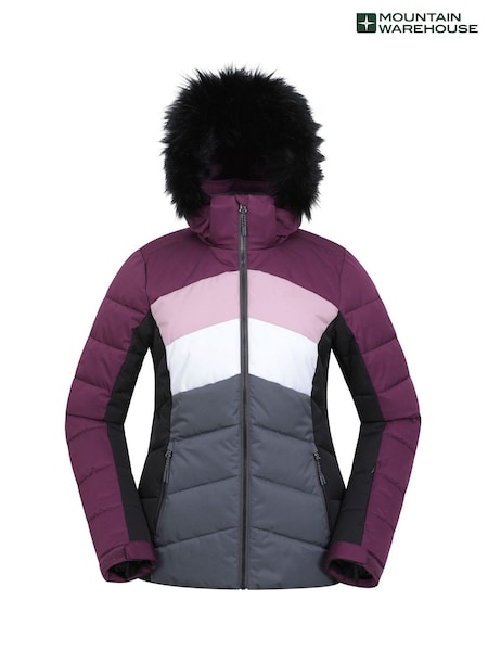 Mountain Warehouse Cascade Womens Water Resistant Padded Ski Jacket (AT4057) | 709 LEI