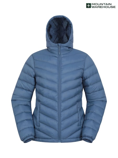 Темно-синий - Mountain Warehouse Seasons Womens Water-Resistant Padded Jacket (AT4063) | €85