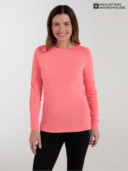 Mountain Warehouse Pink Talus Womens Round Neck Thermal Top (AT4092) | $32