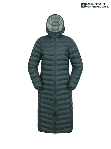 Mountain Warehouse Green Florence Womens Long Padded Jacket (AT4098) | 5,768 UAH