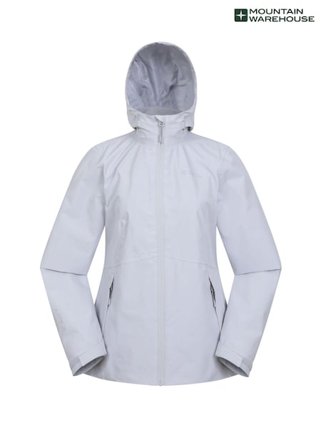 Серый - Mountain Warehouse Womens Vancouver II Waterproof Jacket (AT4105) | €74