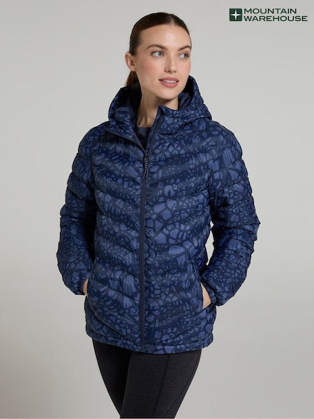 Mountain Warehouse Womens Seasons Printed Water Resistant Padded Jacket (AT4108) | ‏204 ر.س.‏