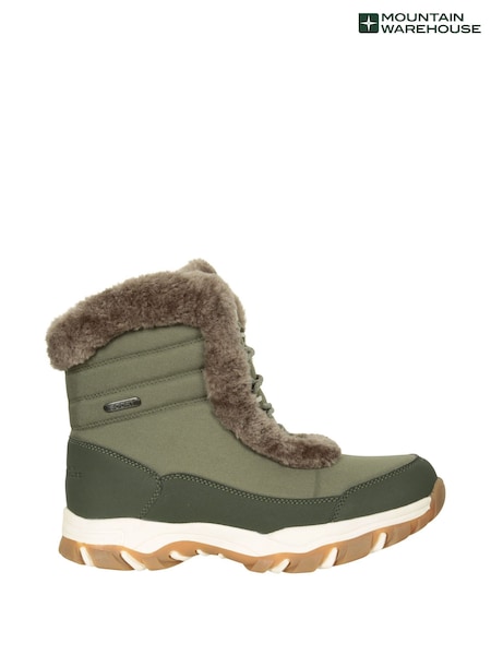 Mountain Warehouse Green Ohio Short Womens Thermal Snow Boots (AT4117) | 262 QAR